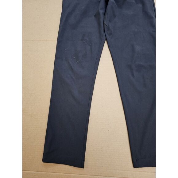 Lululemon Mens commission Pants 32x31 Black slim Warpstreme Stretch LM5710S - Picture 2 of 16